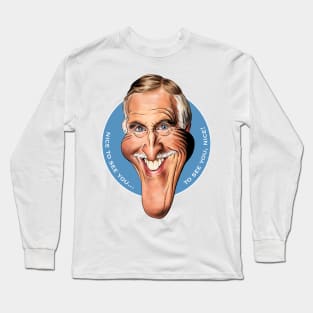 Bruce Forsyth cartoon Long Sleeve T-Shirt